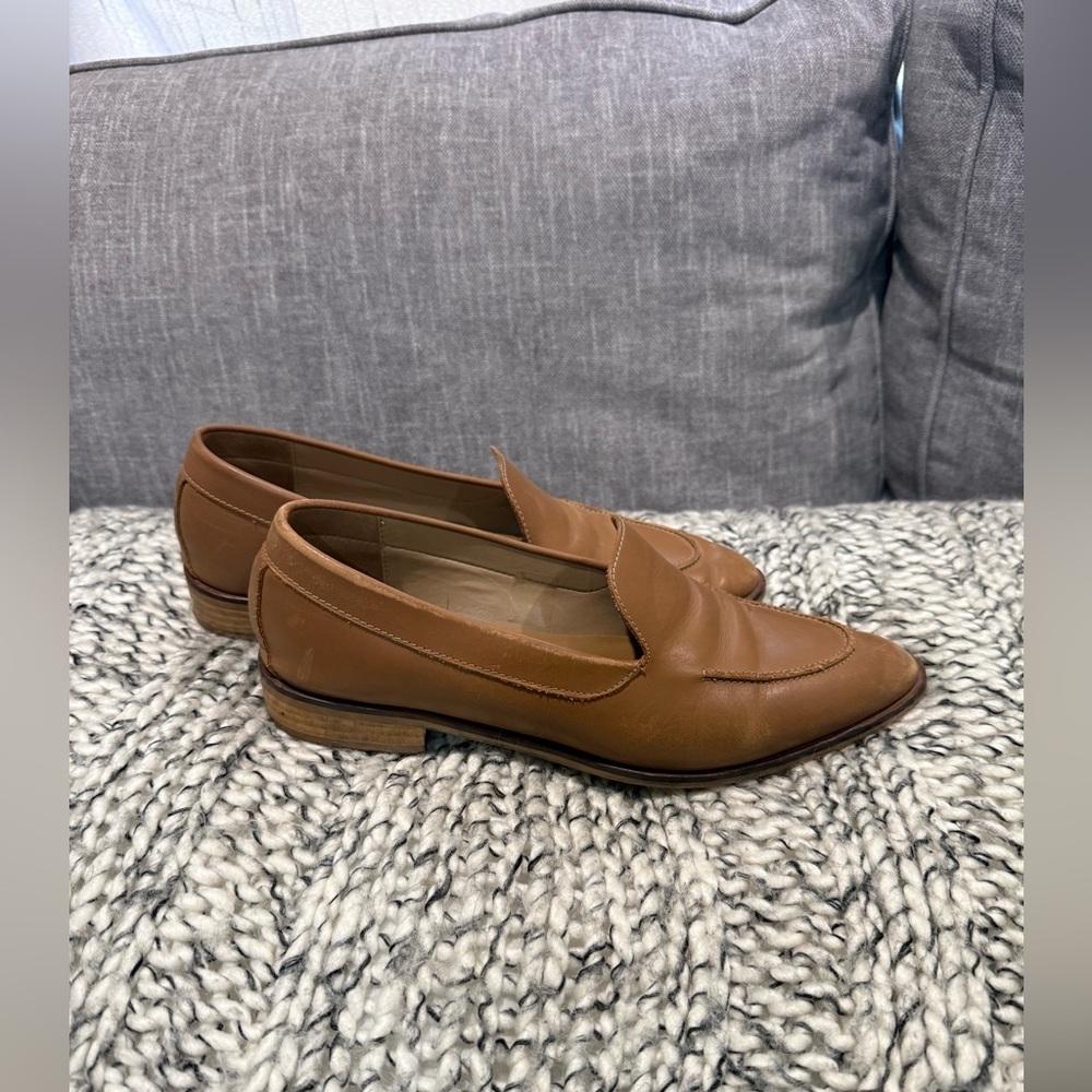 Everlane Tan Leather Loafers